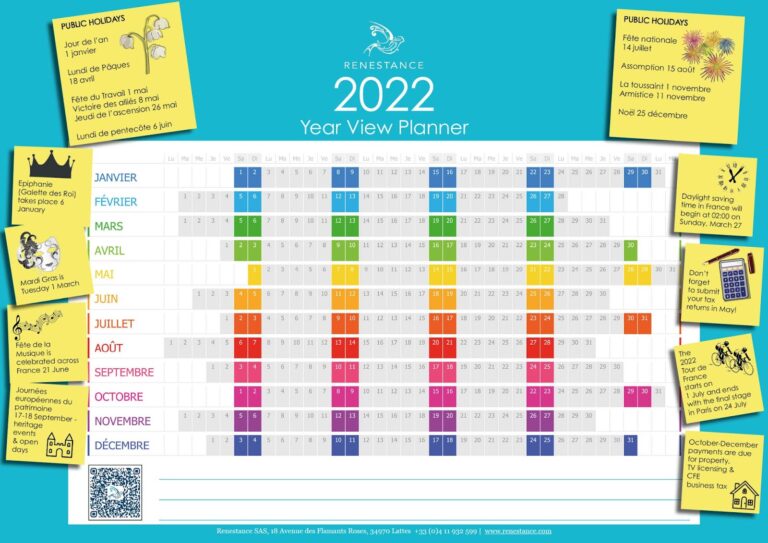 calendrier des jours feries en france