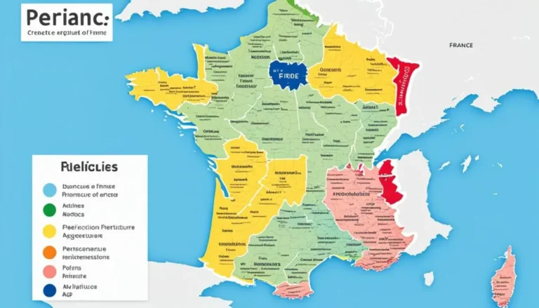 carte des prefectures en france