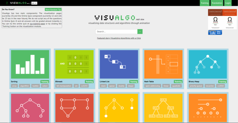 representation visuelle dalgorithmes en action