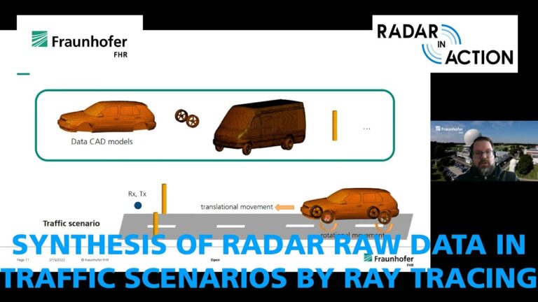 un radar de circulation en action