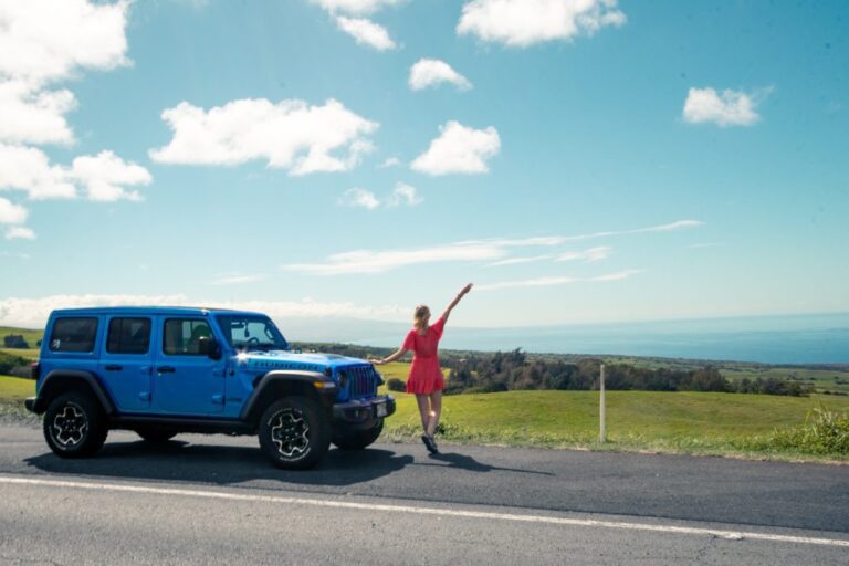 une voiture de location sur une route americaine