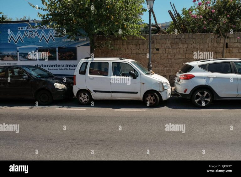 voiture bloquee dans un parking etroit